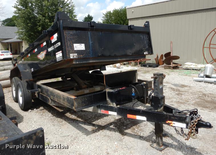 image for item DB8306 2012 H&H dump bed trailer