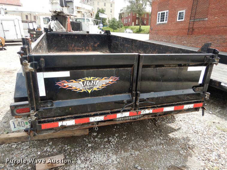 image for item DB8306 2012 H&H dump bed trailer
