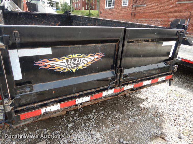 image for item DB8306 2012 H&H dump bed trailer