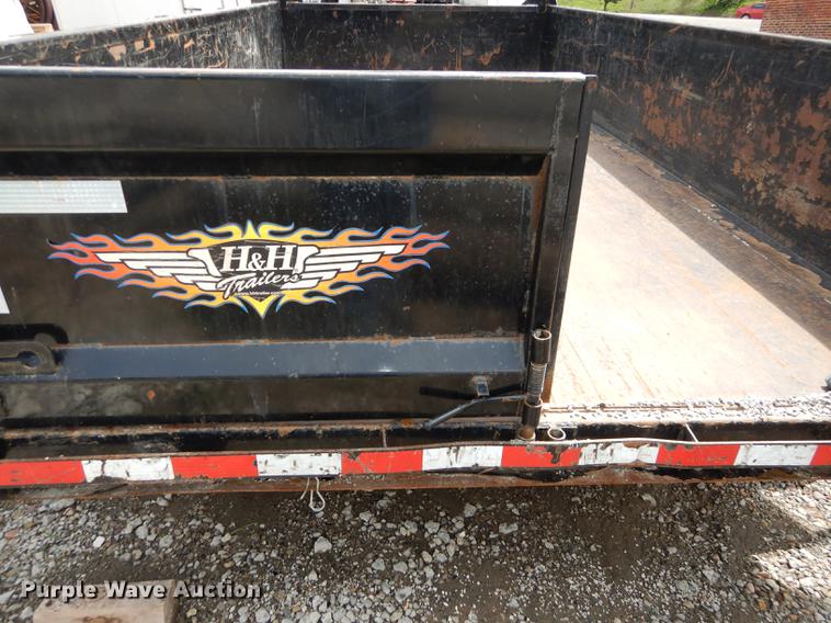 image for item DB8306 2012 H&H dump bed trailer