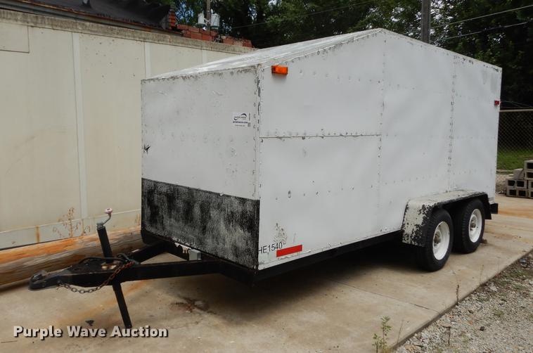 image for item DB8308 2013 shop built enclosed cargo trailer