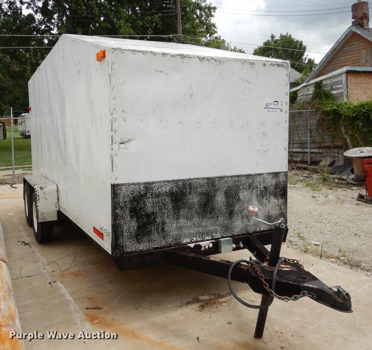 image for item DB8308 2013 shop built enclosed cargo trailer