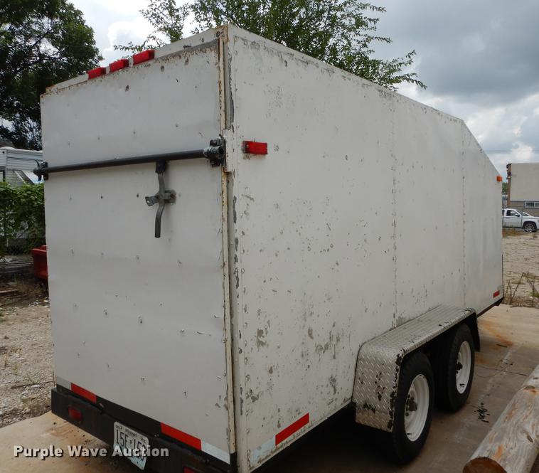 image for item DB8308 2013 shop built enclosed cargo trailer