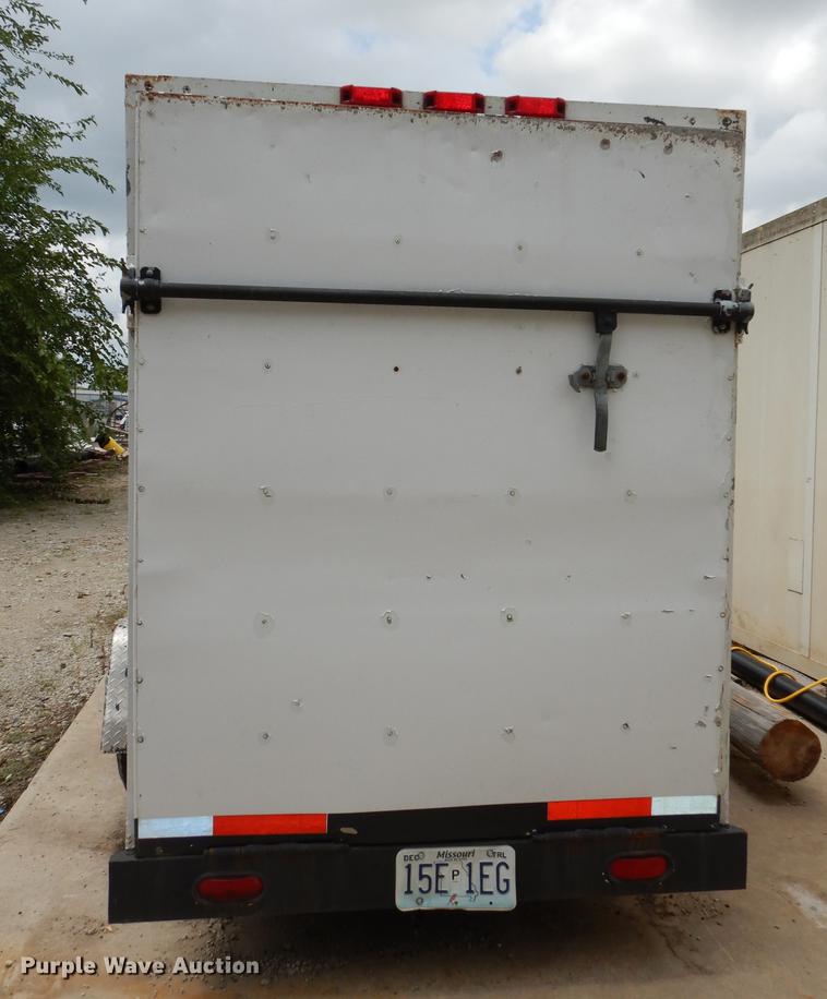 image for item DB8308 2013 shop built enclosed cargo trailer