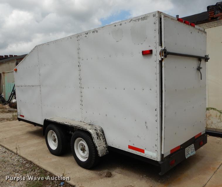 image for item DB8308 2013 shop built enclosed cargo trailer