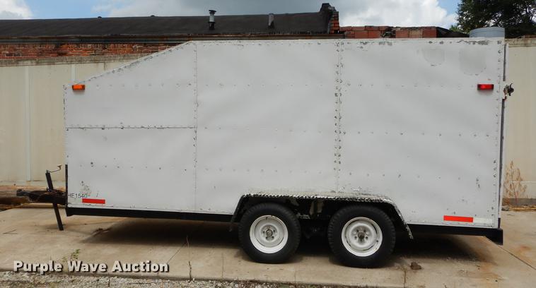 image for item DB8308 2013 shop built enclosed cargo trailer