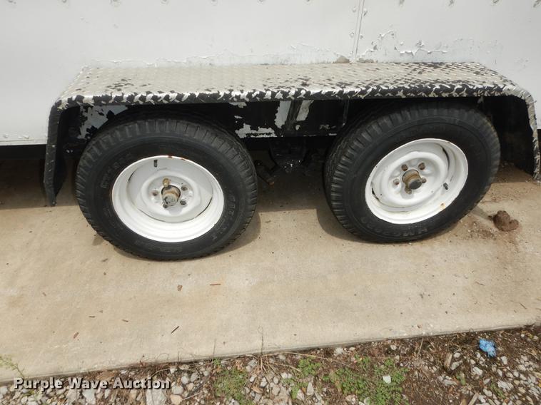 image for item DB8308 2013 shop built enclosed cargo trailer