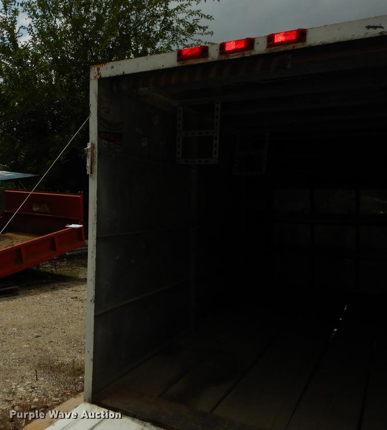 image for item DB8308 2013 shop built enclosed cargo trailer