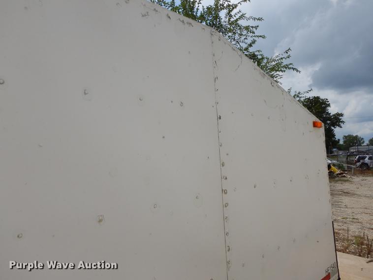 image for item DB8308 2013 shop built enclosed cargo trailer