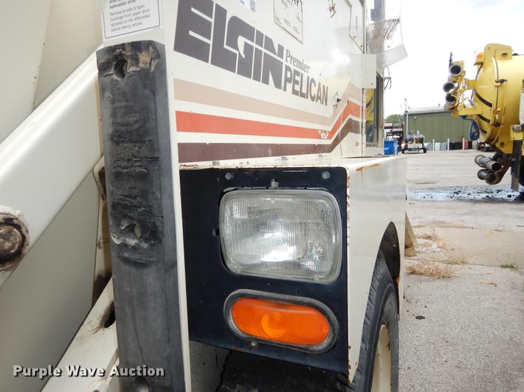 image for item DB8313 1990 Elgin Pelican P series street sweeper