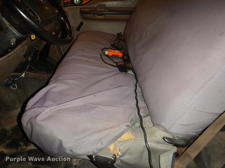 image for item DB8316 2003 Ford F350 Super Duty XL flat dump bed pickup truck