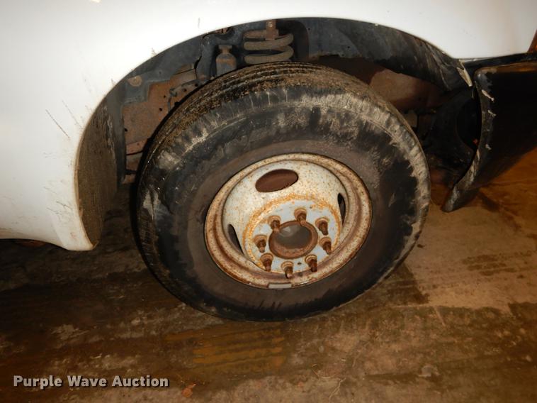 image for item DB8316 2003 Ford F350 Super Duty XL flat dump bed pickup truck