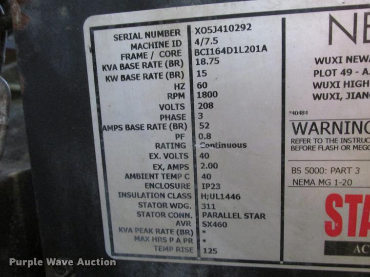 image for item DB9311 2006 New Age Stanford generator