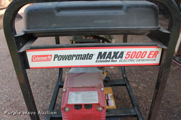 image for item DD5306 Coleman Powermate Maxa 500ER generator