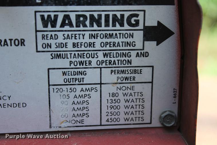 image for item DD5307 Lincoln Weldanpower 150 welder/generator