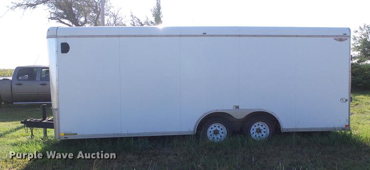 image for item DD5822 2011 H&H Trailers enclosed cargo trailer