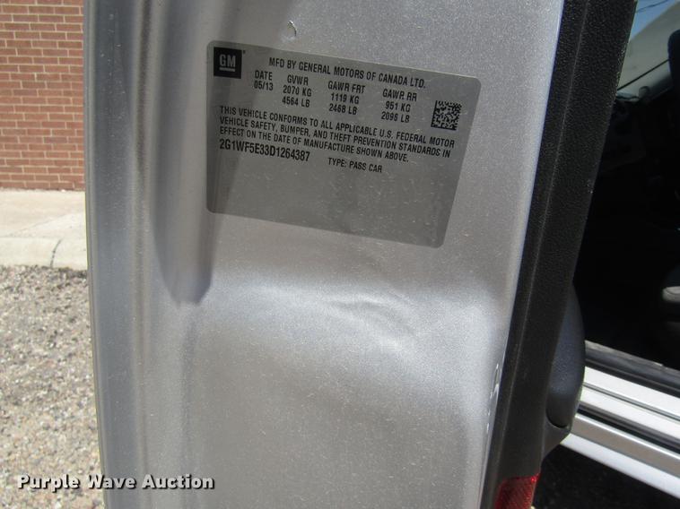 image for item DD8885 2013 Chevrolet Impala