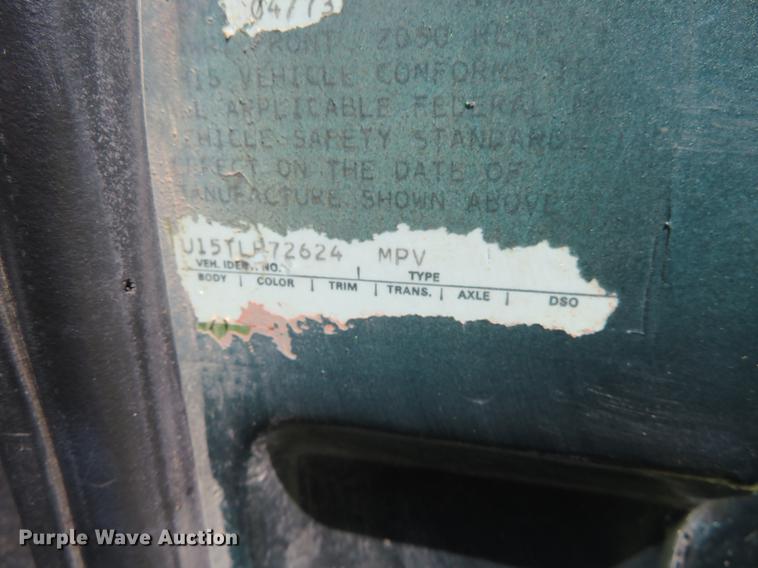 image for item DE6339 1973 Ford Bronco SUV