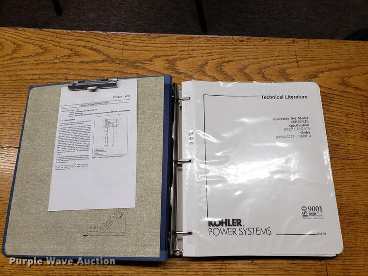 image for item DF2401 2004 Kohler 60RE0ZJB generator