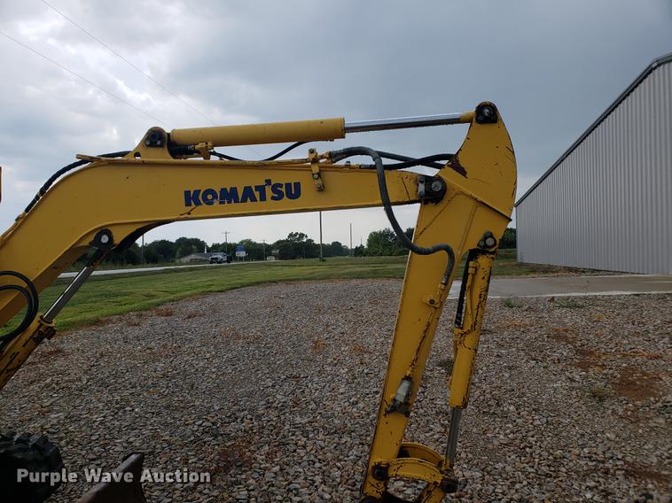 image for item DF2406 2003 Komatsu PC35MR mini excavator