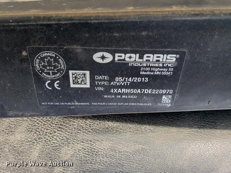 image for item DF2412 2013 Polaris Ranger utility vehicle