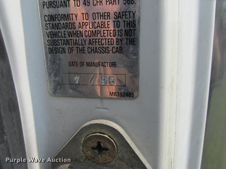 image for item DF3281 1996 Mitsubishi Fuso FE-SP box truck