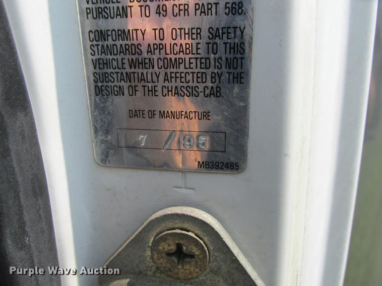 image for item DF3281 1996 Mitsubishi Fuso FE-SP box truck