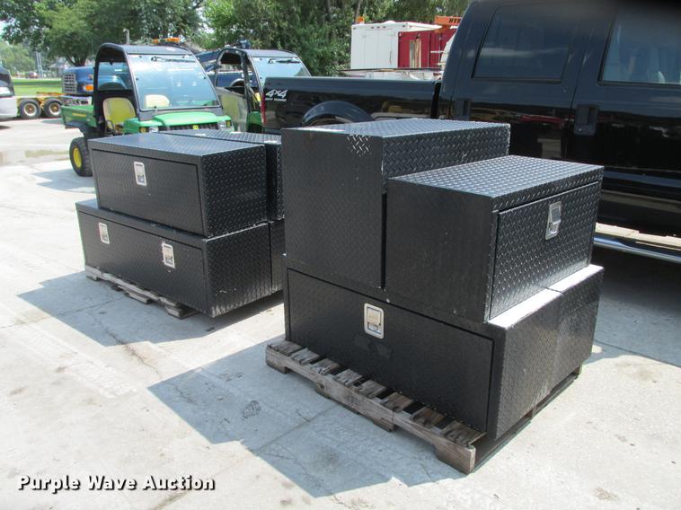 image for item DF3283 (8) Weatherguard aluminum tread plate toolboxes