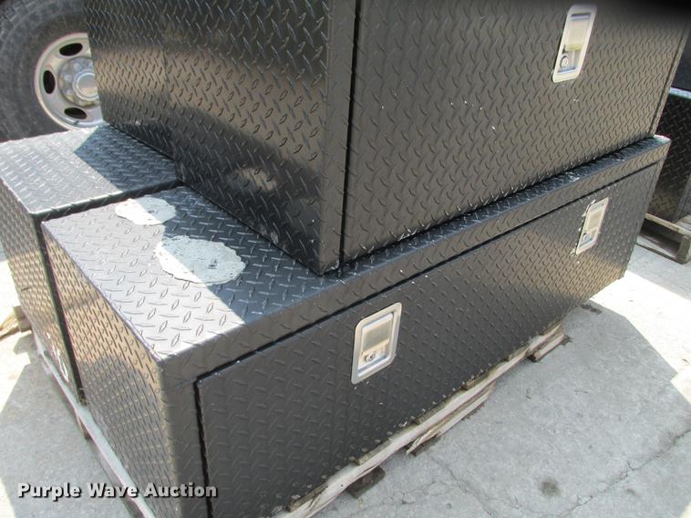 image for item DF3283 (8) Weatherguard aluminum tread plate toolboxes