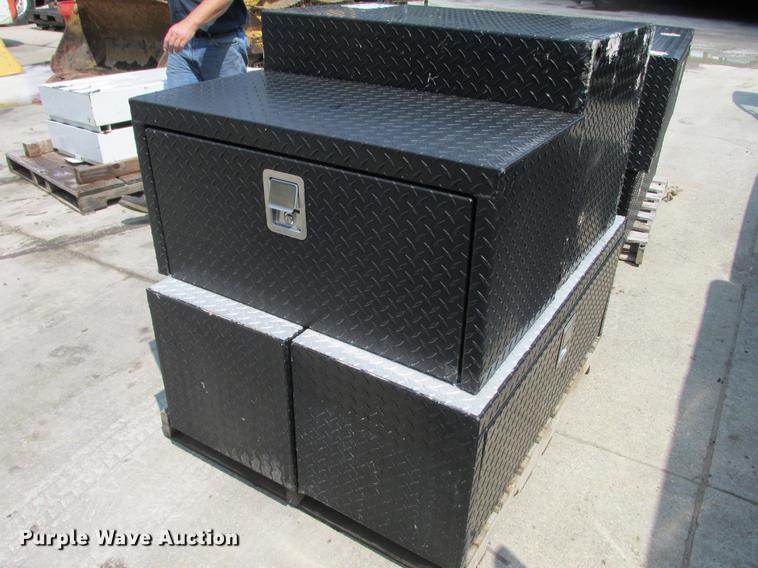 image for item DF3283 (8) Weatherguard aluminum tread plate toolboxes