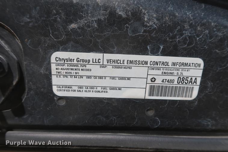 image for item DF3513 2014 Dodge Charger Police