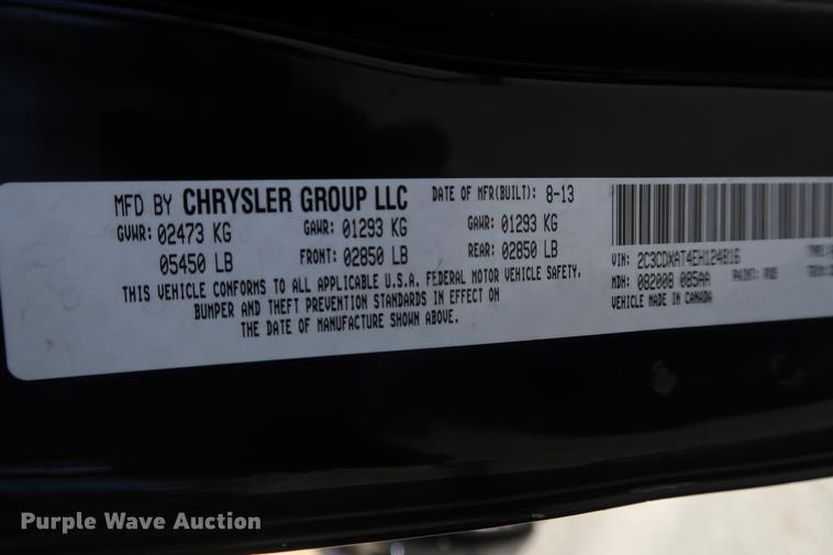 image for item DF3513 2014 Dodge Charger Police