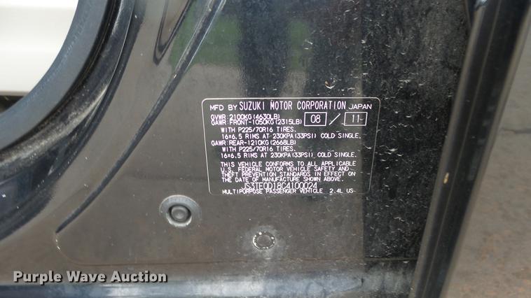 image for item DF4319 2012 Suzuki Grand Vitara SUV