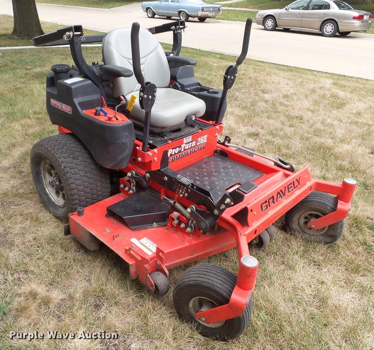 image for item DZ9406 2011 Gravely Pro Turn 260 lawn mower