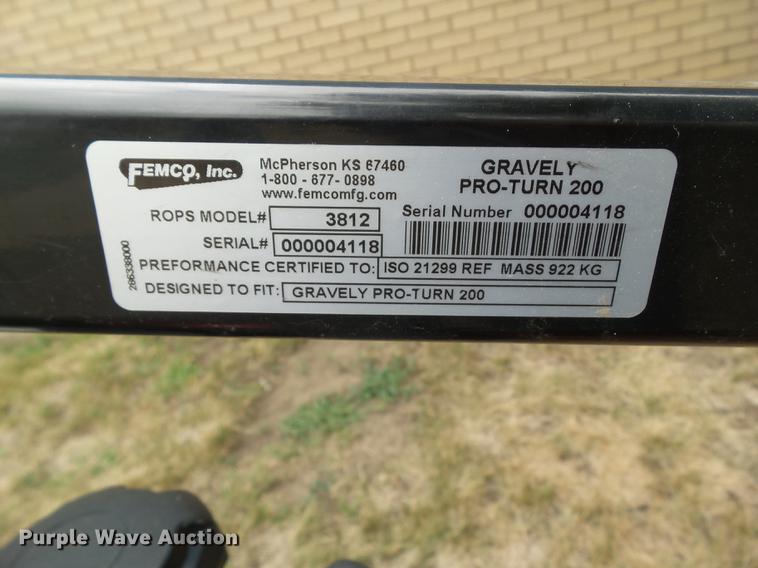 image for item DZ9406 2011 Gravely Pro Turn 260 lawn mower