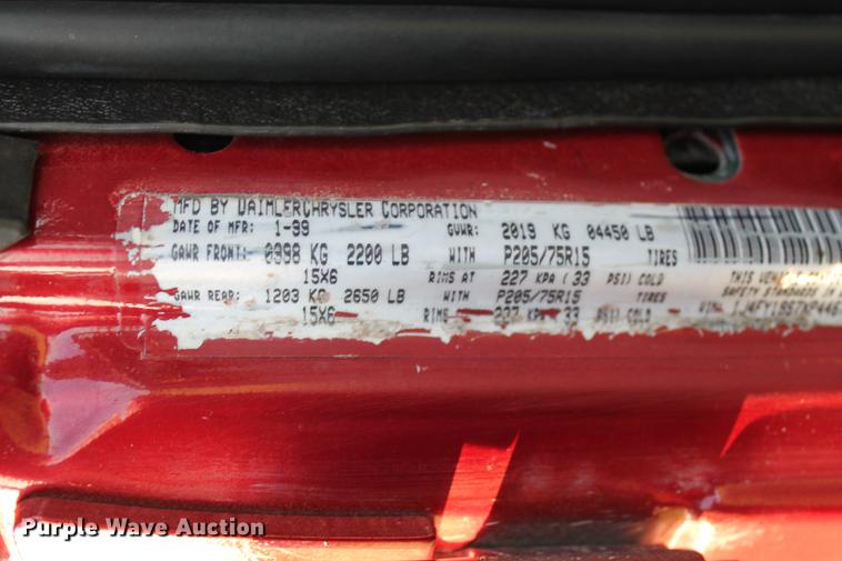 image for item DZ9967 1999 Jeep Wrangler SUV