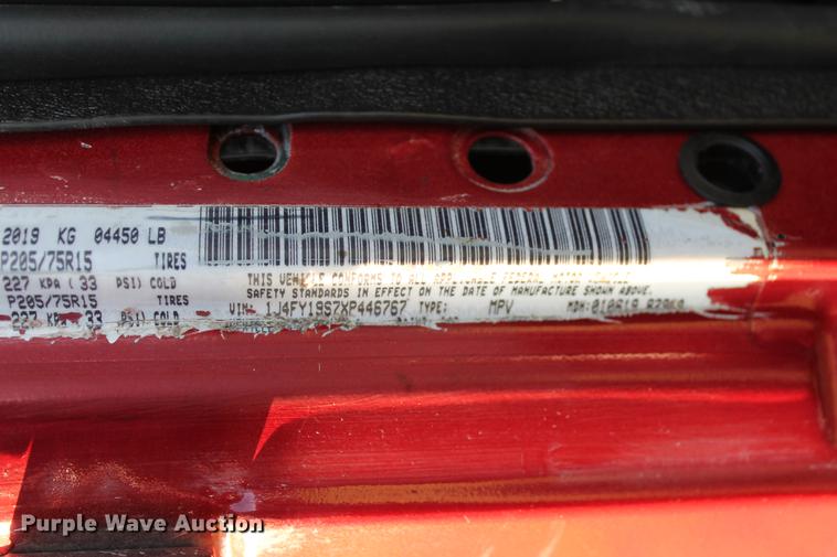 image for item DZ9967 1999 Jeep Wrangler SUV