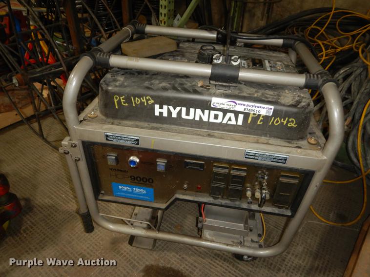 image for item EM9610 Hyundai HCP9000 generator