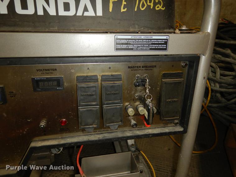image for item EM9610 Hyundai HCP9000 generator