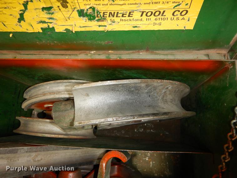 image for item EM9615 (2) sets Greenlee mechanical benders