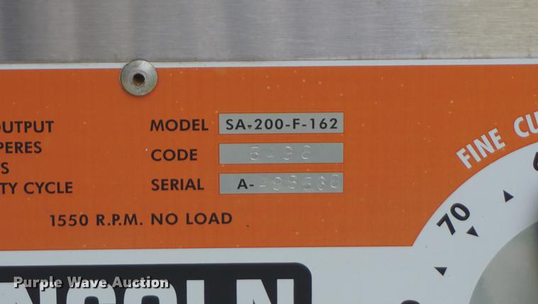 image for item ES9901 Lincoln SA-200-F-162 welder