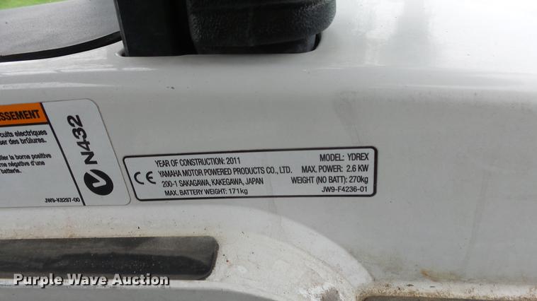 image for item ET9419 2011 Yamaha YDREX golf cart