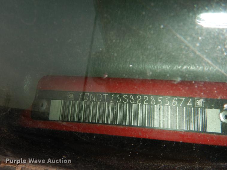 image for item J5528 2002 Chevrolet TrailBlazer SUV