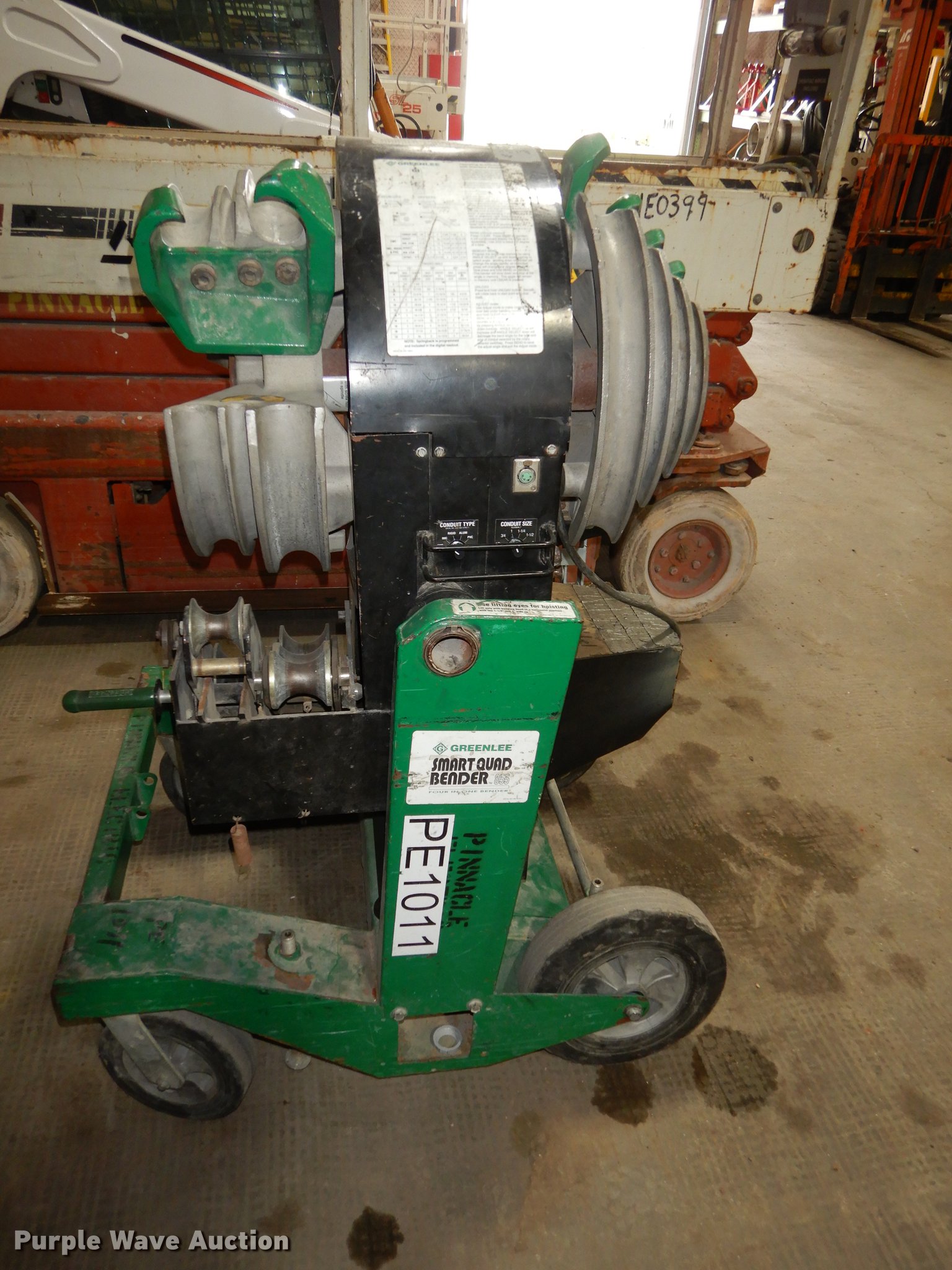 Greenlee 855 Smart quad bender in St. Joseph, MO Item EM9621 sold