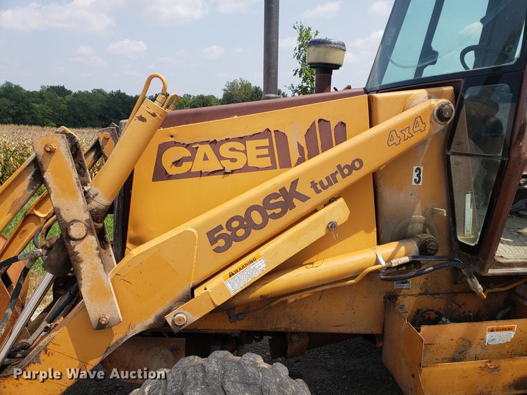 image for item BW9198 1993 Case 580 Super K backhoe