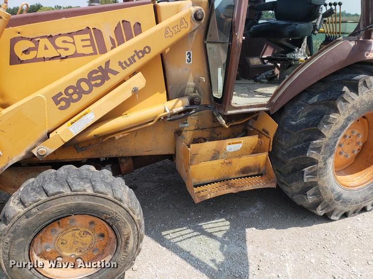 image for item BW9198 1993 Case 580 Super K backhoe