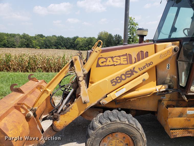 image for item BW9198 1993 Case 580 Super K backhoe