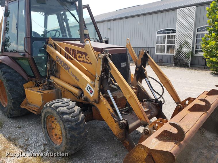 image for item BW9198 1993 Case 580 Super K backhoe