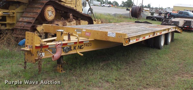 image for item DB7057 2004 Trail King TK40LP equipment trailer