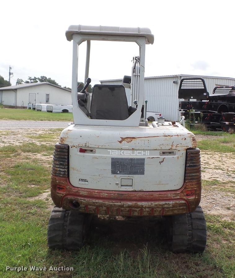 image for item DB7059 2006 Takeuchi TB135 mini excavator